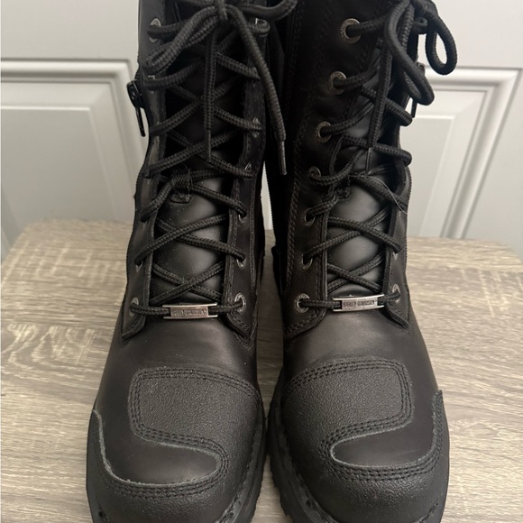 Harley-Davidson Men's Black Lace-Up Boots - Picture 11 of 13